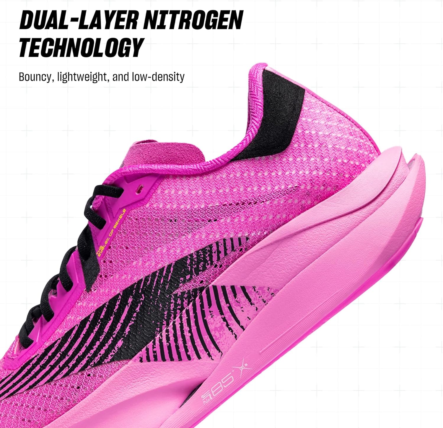 ANTA C202 7 Men’s Long-Distance Performance Running Sneakers, Marathon Carbon-Plate Design, Breathable Mesh & TPU Upper - Image 3