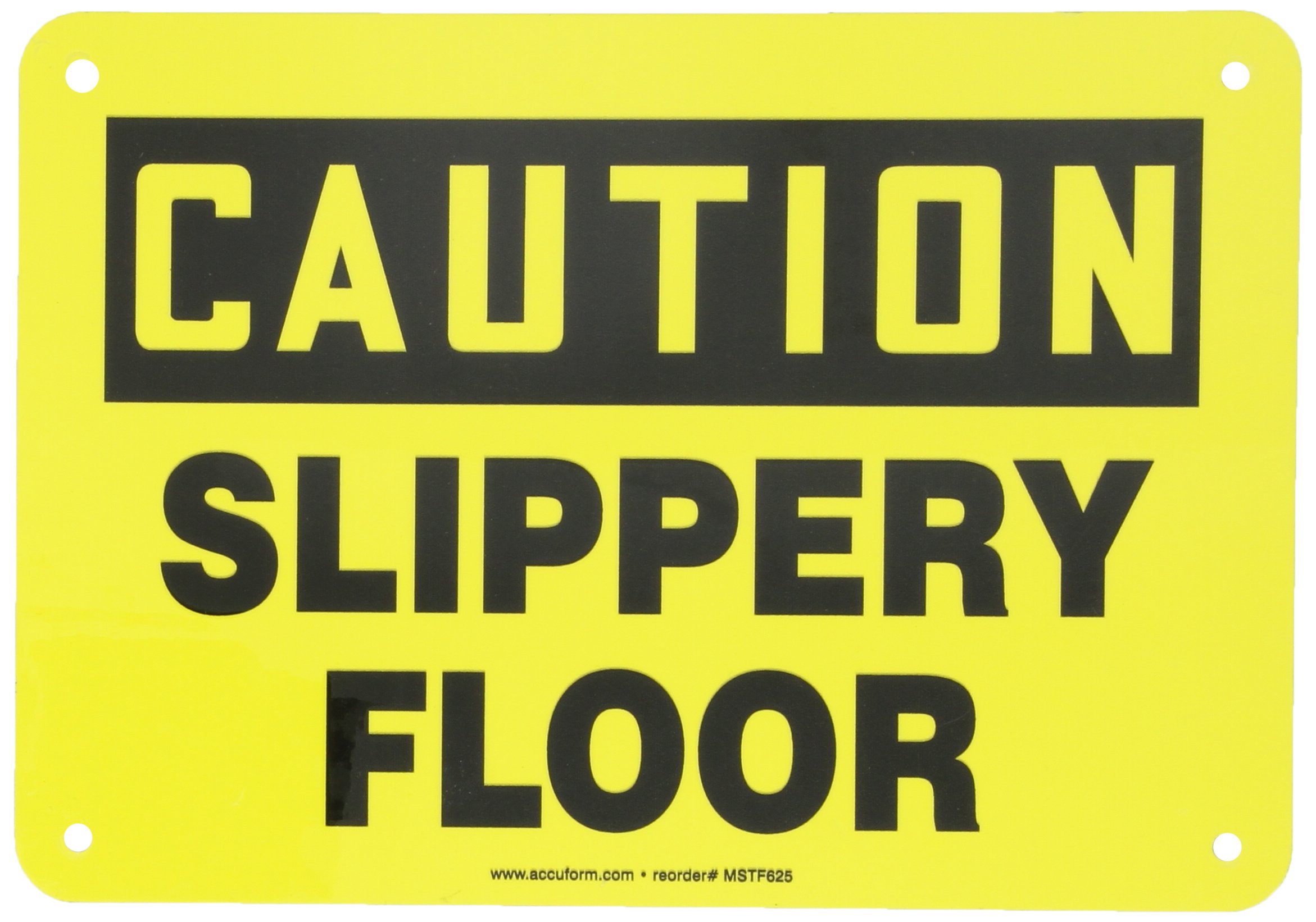Caution slippery floor plaque pour sécuriser les sols glissants - 2