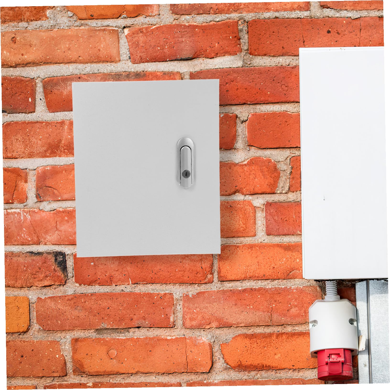 Alipis Wetterfeste und Langem Schloss für Elektrische Komponenten Metall Elektrobox aus Edelstahl Spritzwassergeschützt mit Verstärktem Gehäuse für Außenbereich und Hochleistungsgeräte