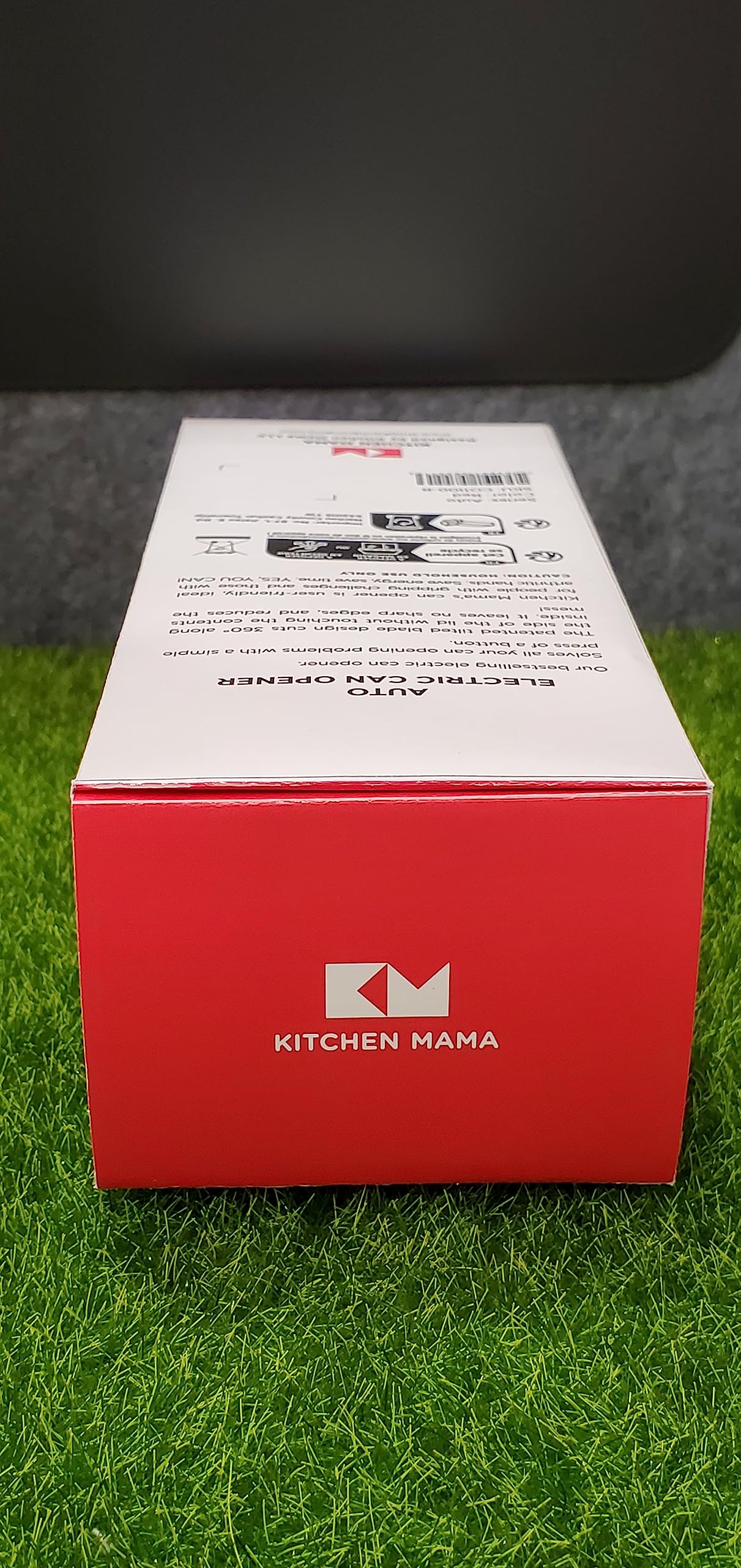 Kitchen Mama Electric Can Opener Battery Operated Handheld Can Opener - Red  New 704831585513