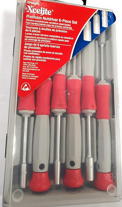 XCELITE XPND600 NUT DRIVER SET, PRECISION, 6PCS