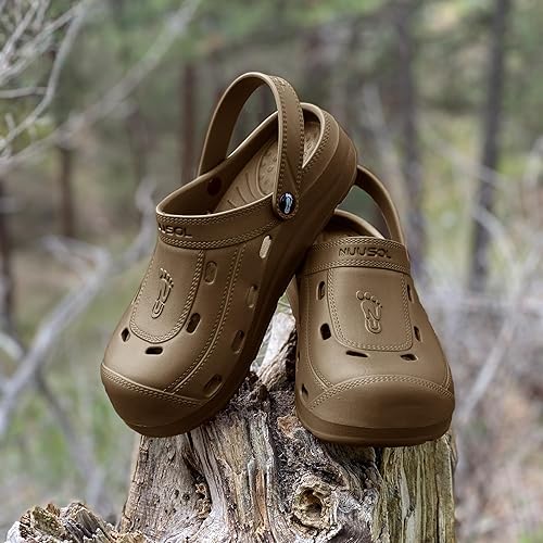 Vista 29 de NUUSOL Zuecos McCall unisex, calzado ligero de espuma EVASOL Cedro verde