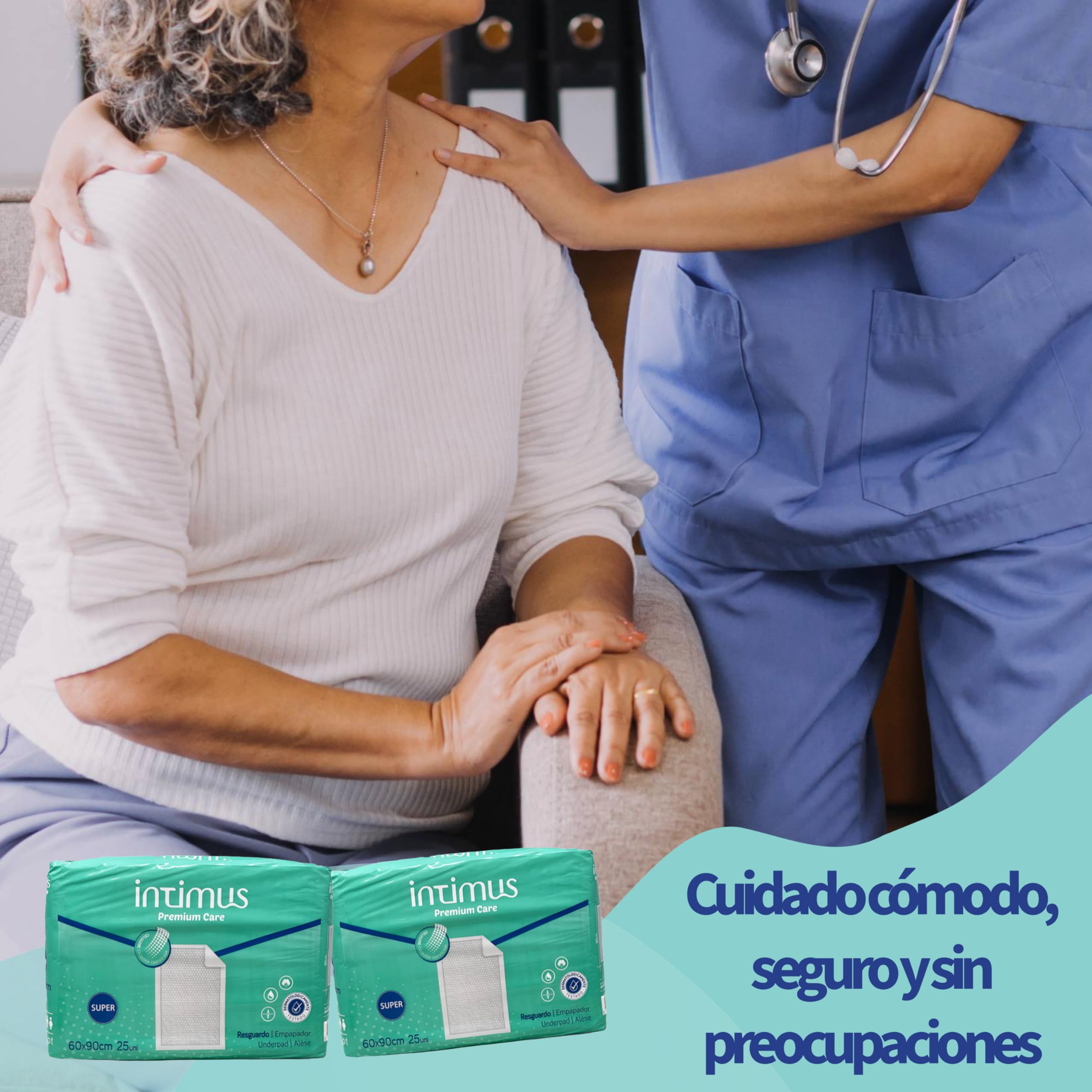 Protector Desechable para Adulto (60x90 cm) | 25 Unidades