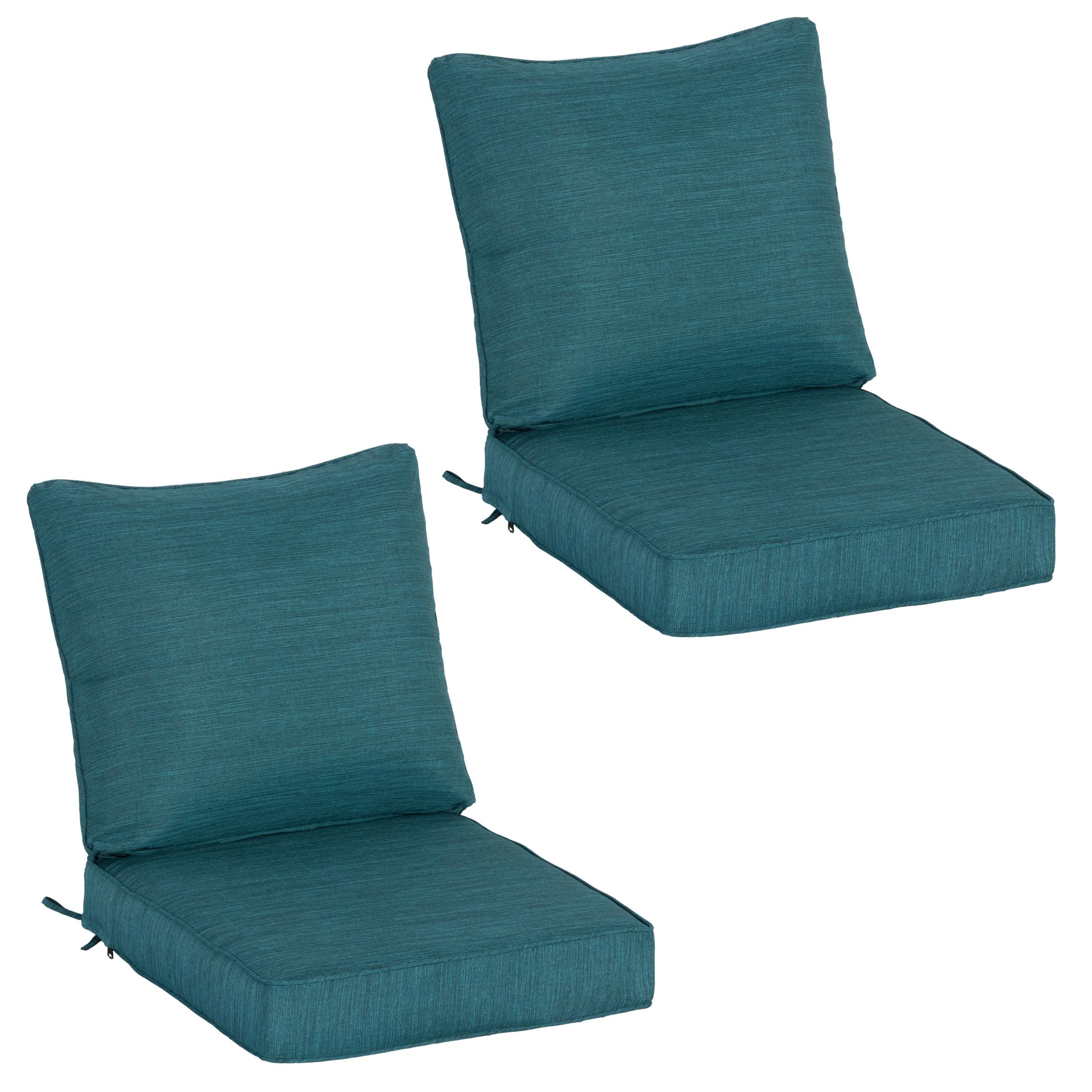Amazon.com : COZYVIDA Outdoor Deep Seat Cushion Set of 2,23.5