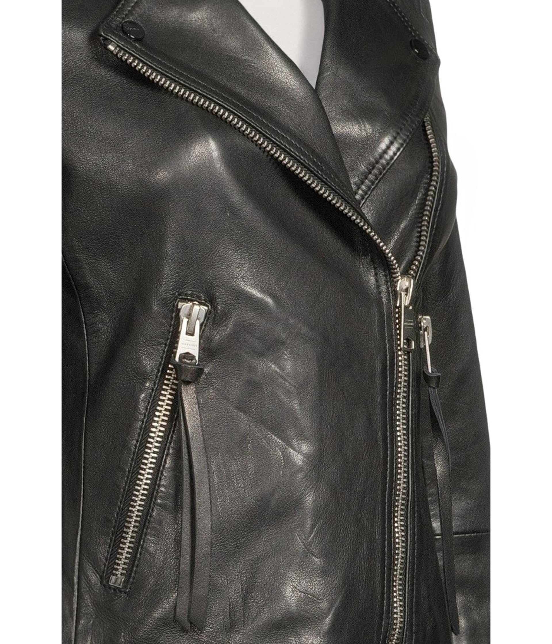 AllSaints Damska skórzana kurtka motocyklowa Dalby