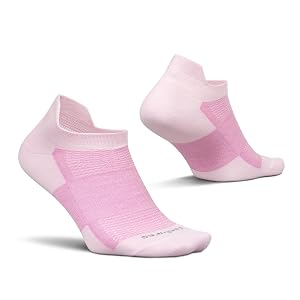 Feetures High Performance Ultra Light Ankle Sock - No Show Socks for Women Men with Heel Tab