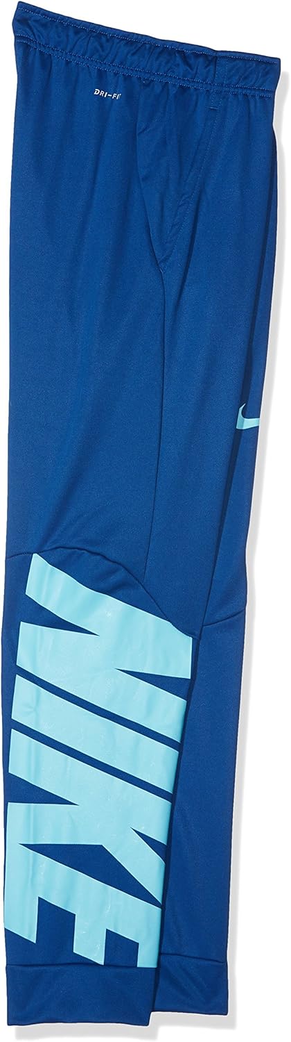 Nike Kids Boy's Therma Printed Training Pant (Little Kids/Big Kids) Gym Blue XL (18-20 Big Kids)