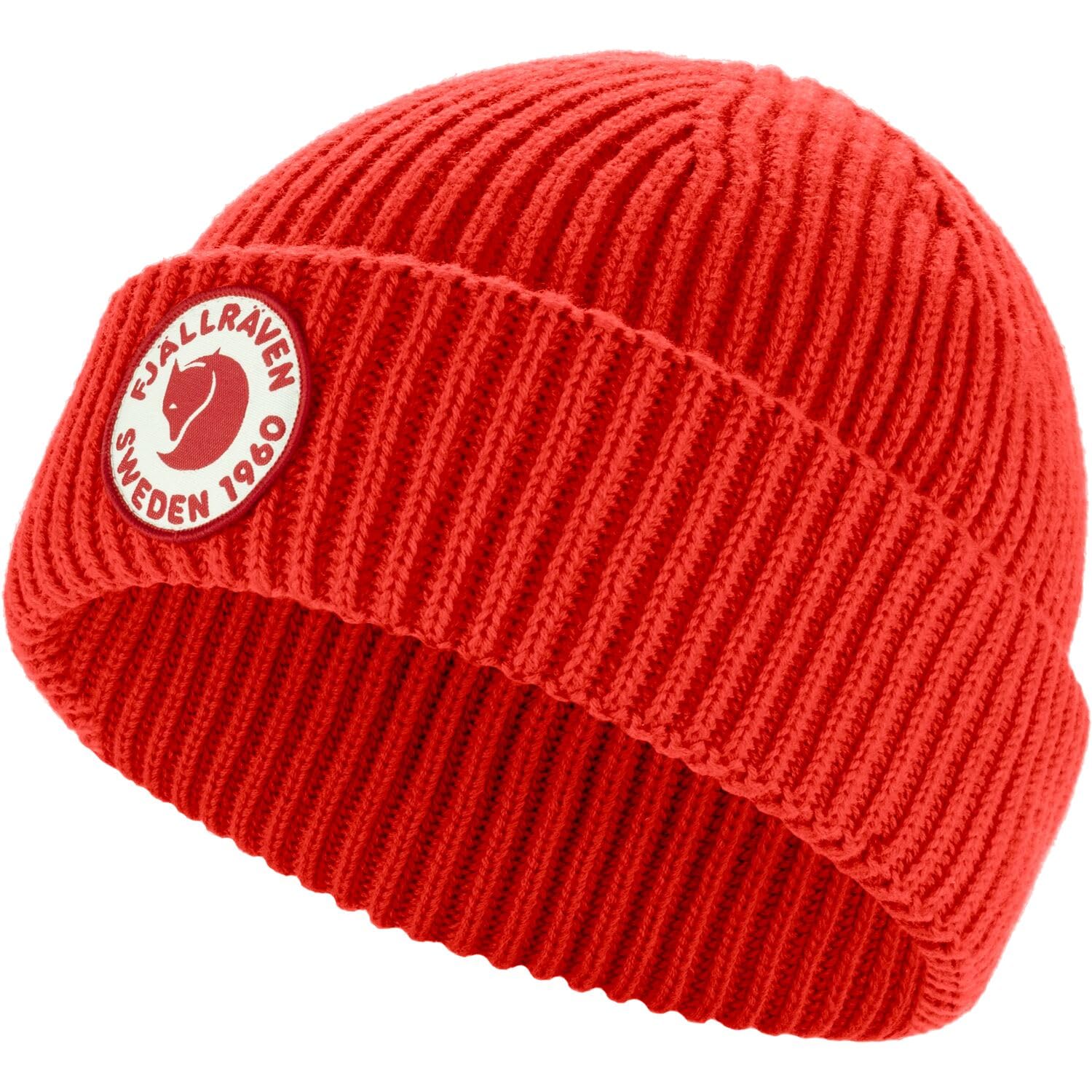 Fjällräven Unisex True Red 1960 Lite Logo Hat, One Size, One Size