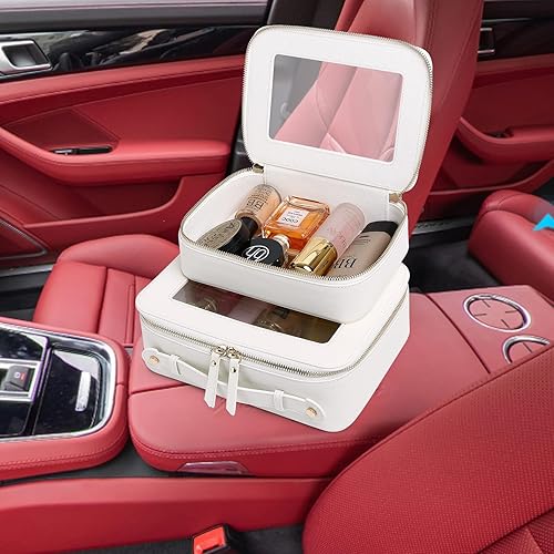 Miniatura 6 de Pinkmik Clear Makeup Bag, Travel Case, Portable transparent Cosmetic Bag Case,Clear Travel ToiletryBag, Makeup Bag for Car with Zipper for Women