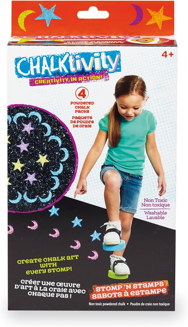 – Creativity in Action – Stomper Stamps with 4 Powdered Chalk Packs