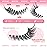 False Eyelashes Fox Eye 8 Pairs Pack 40D Natural Look Fluffy Wispy Cat Eye Lashes Soft Faux Mink Lashes Lightweight D-Curl Clear Band Eyealshes by GVEFETIEE