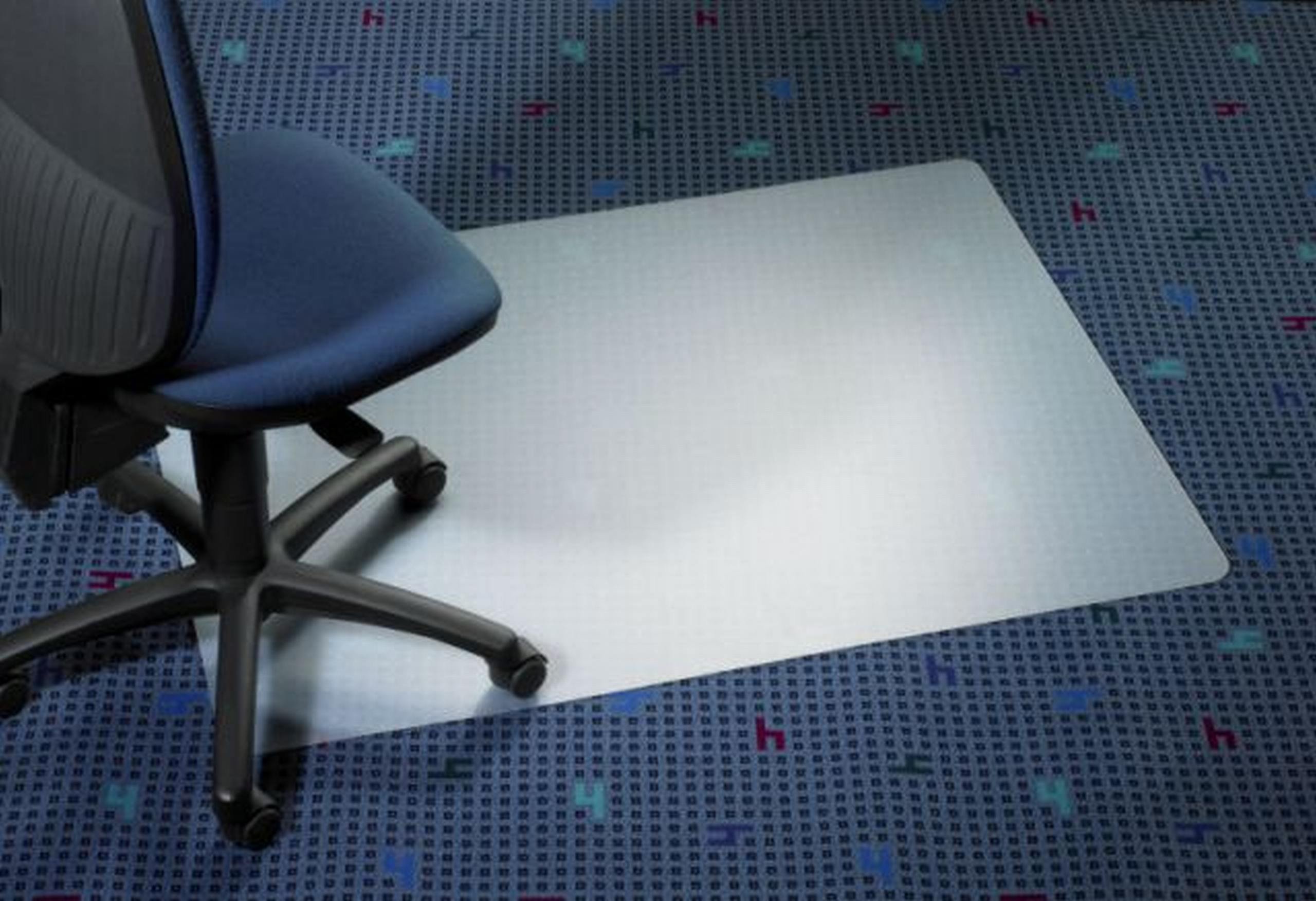 PET - Bodenschutzmatte (ohne Noppen) - transparent - 1200 x 900mm