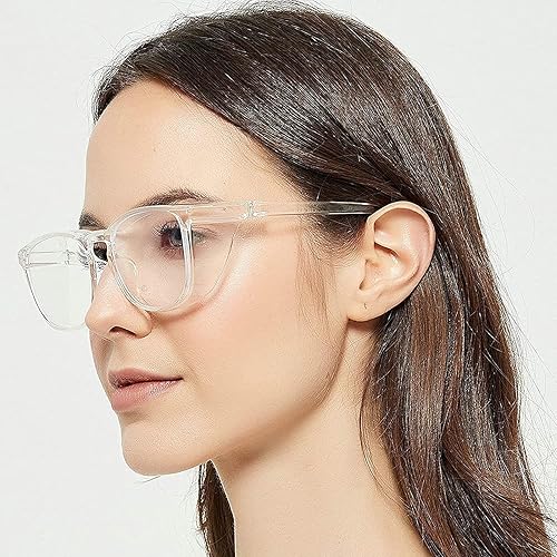 Miniatura 3 de Elegantes gafas de seguridad, transparentes antivaho y antiarañazos para hombres y mujeres