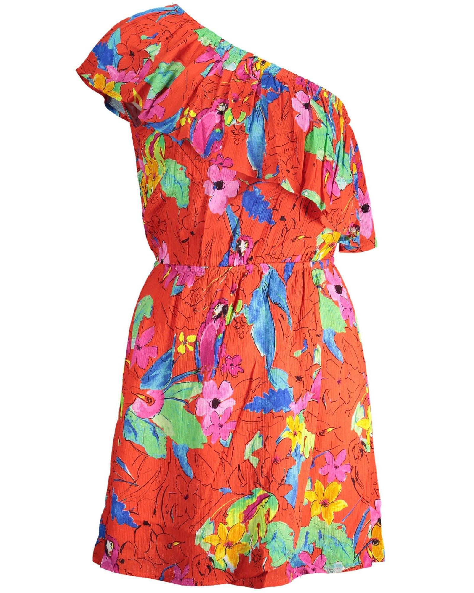 Desigual Vestido de Mujer, Rojo, XL