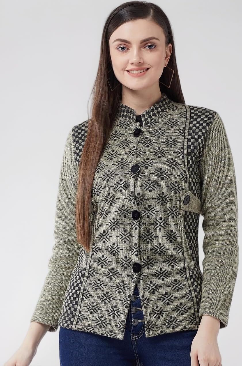 Women's Long Winter Acrylic Blend Sweater
