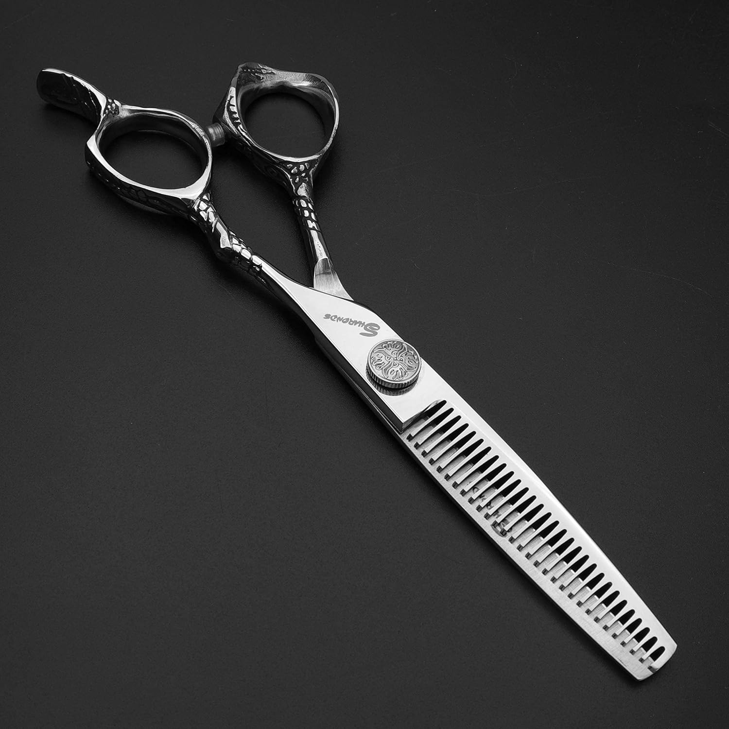 Professional hair Shears - Barber Hair Cutting Scissors Thinning Shears - 6 Inches - Japanese Stainless Steel Hair Scissors