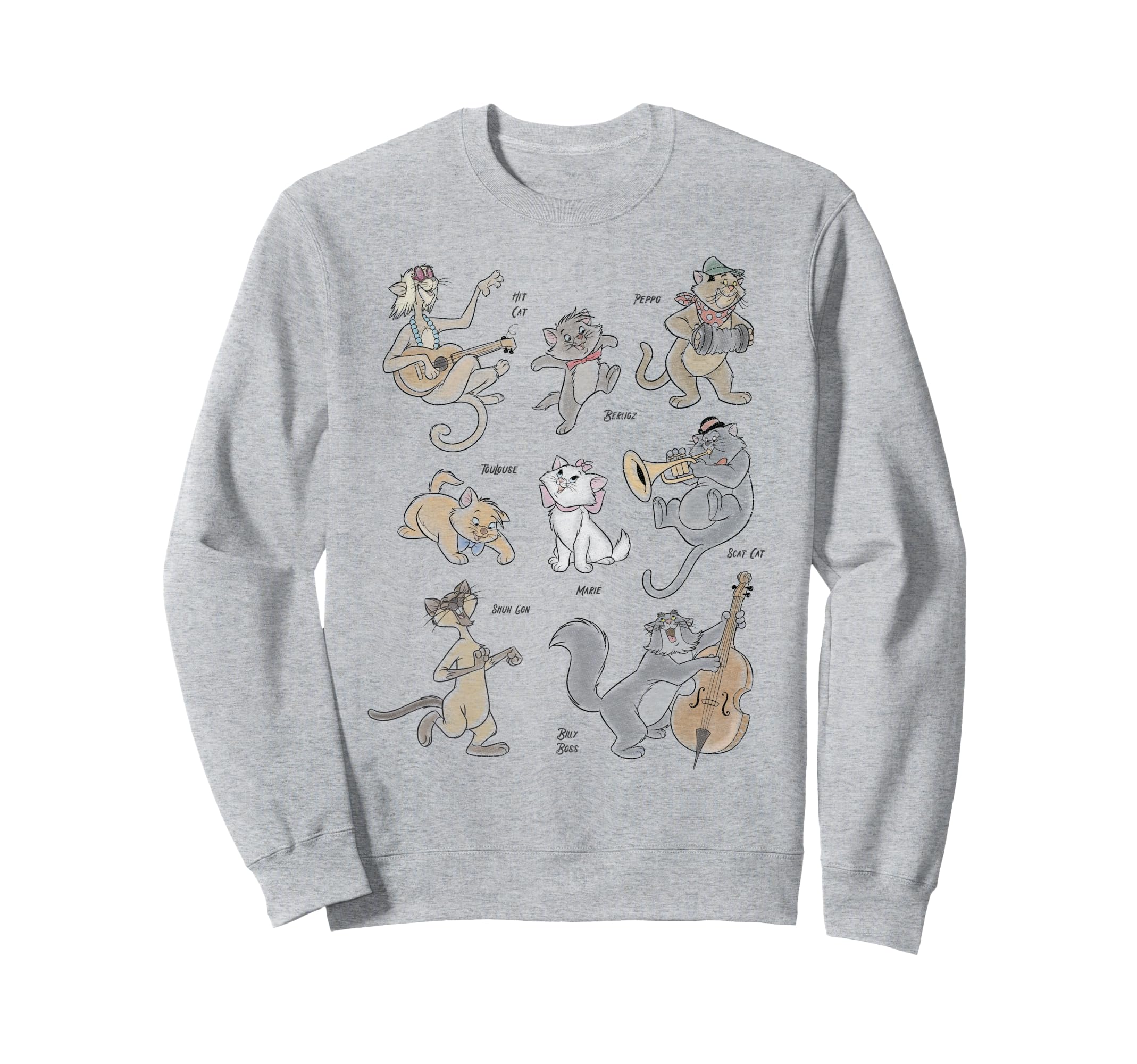 Sweat Disney The Aristocats en molleton doux et durable