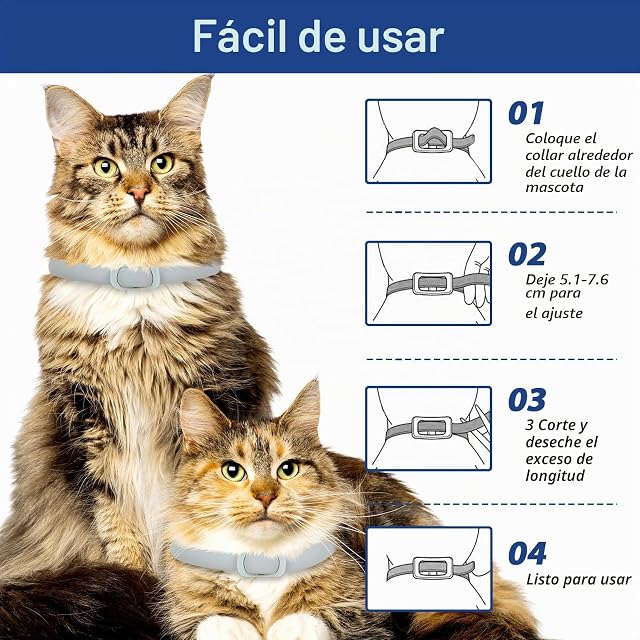 Foto 6 de 8 de Pets4Luv Collar antipulgas y garrapatas natural para gatos