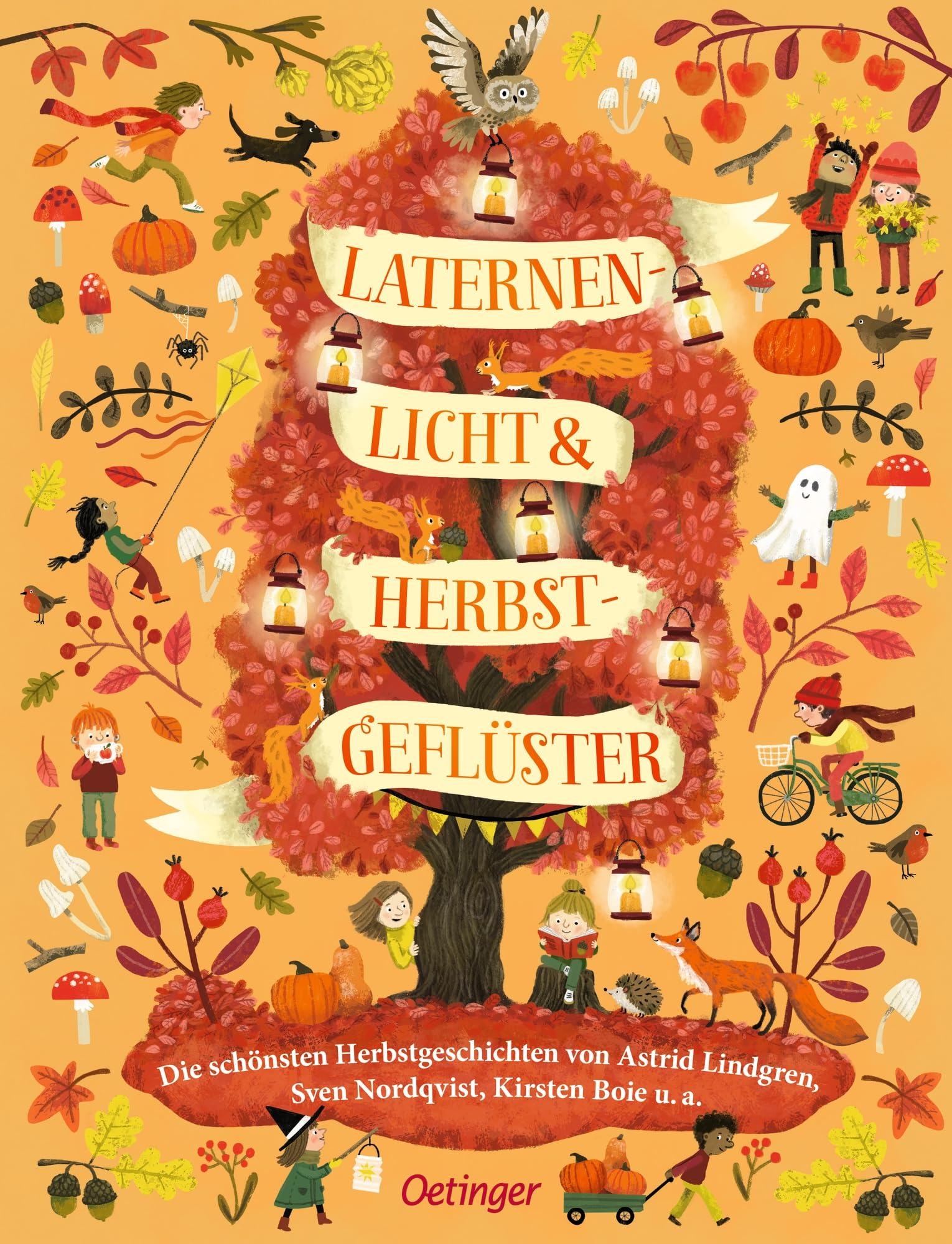 Laternenlicht & Herbstgeflüster: Die schönsten Herbstgeschichten von Astrid Lindgren, Sven Nordqvist, Kirsten Boie u. a. | Sammelband ab 4 Jahren (Die Jahreszeiten-Vorlesebücher)