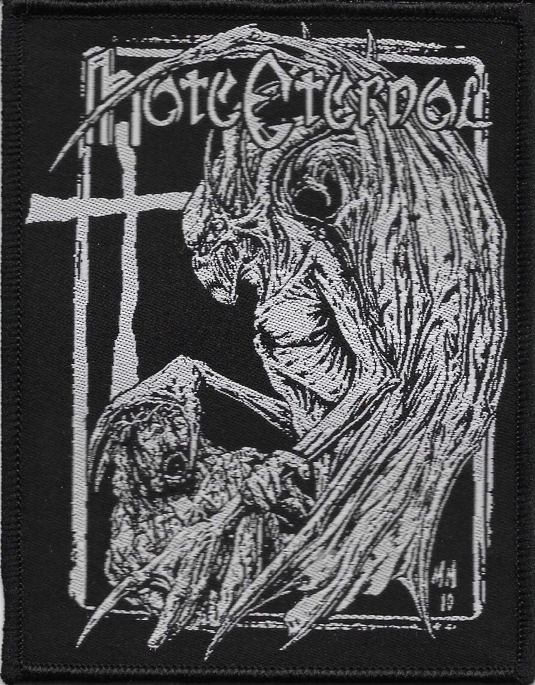 Hate Eternal-Demon-Music Rock Band, Heavy Death Metal sew on Woven Embroidery Patch