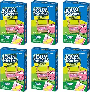 Jolly Rancher Watermelon Lemonade, 6 Boxes with 6 Packets Each - 36 Total Servings