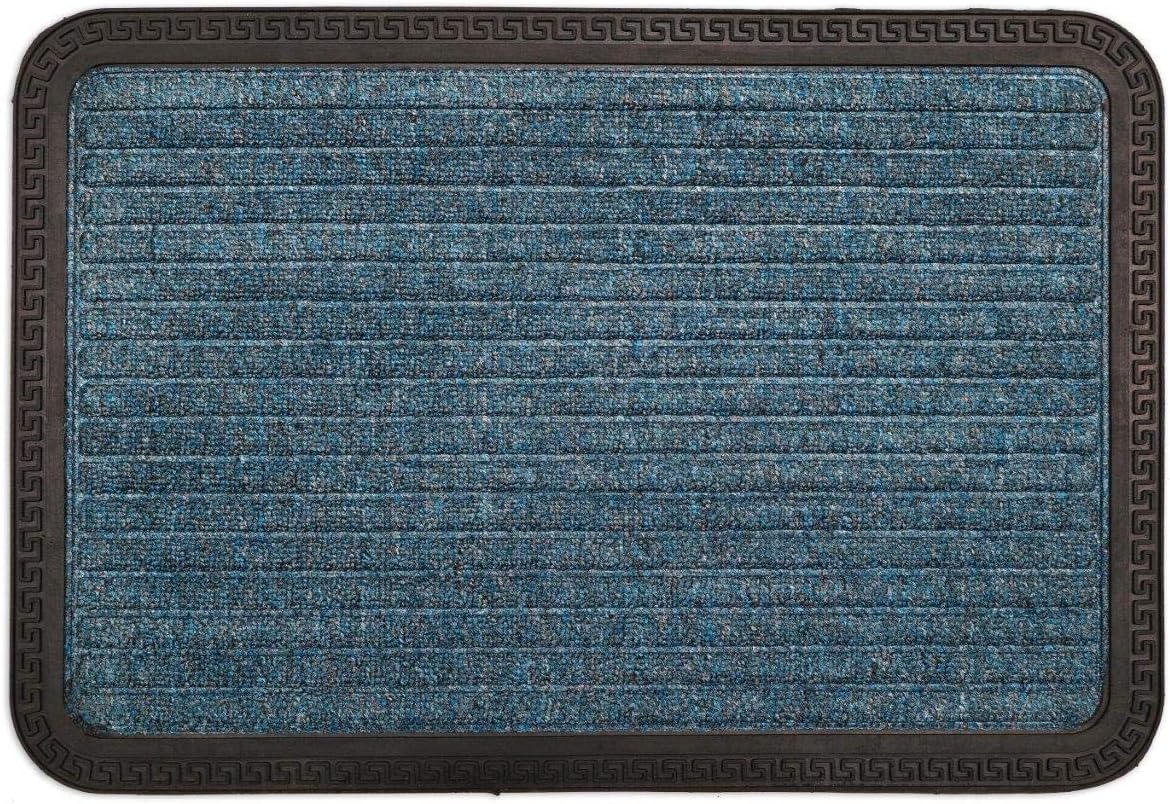 Onlymat Soft Polypropylene| Stripped Pattern| Rubber Backing| Long-Lasting| Heavy Duty| All-Purpose| Indoor| Outdoor| Doormat- 60 x 40cm