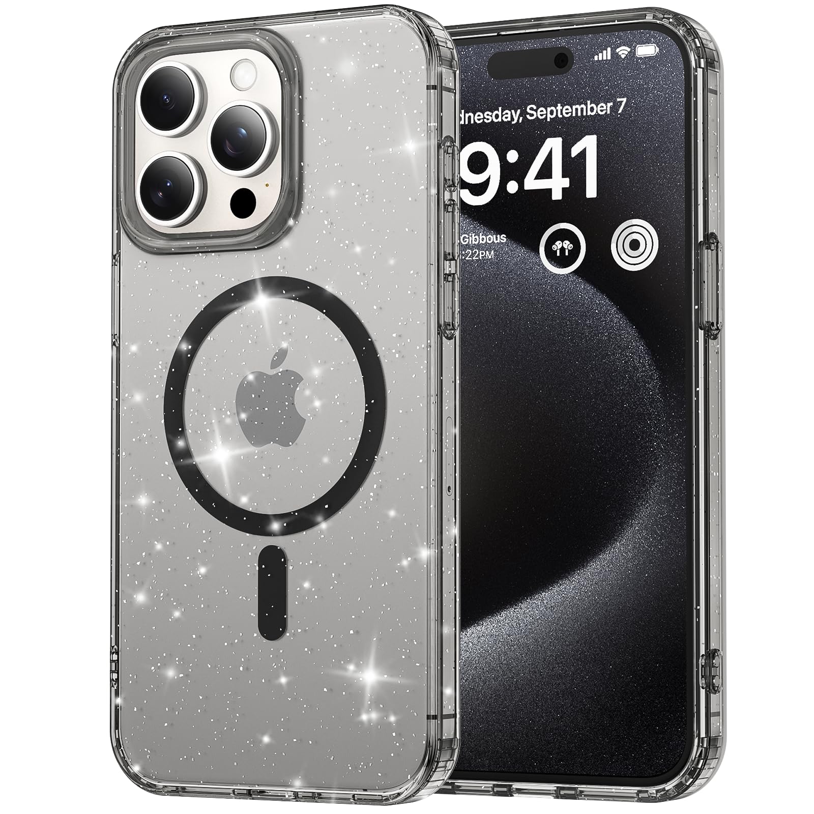 Amazon.co.jp: R-fun クリスタルグリッター マグネットケース iPhone 