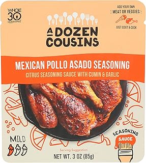 A DOZEN COUSINS Mexican Pollo Asado Seasoning Sauce, 3 OZ
