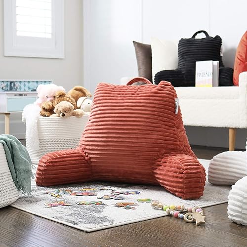 Miniatura 7 de Hearth & Harbor Almohada de lectura para cama para adultos, almohada de espalda para sentarse en la cama, almohadas de cama estándar para sentarse