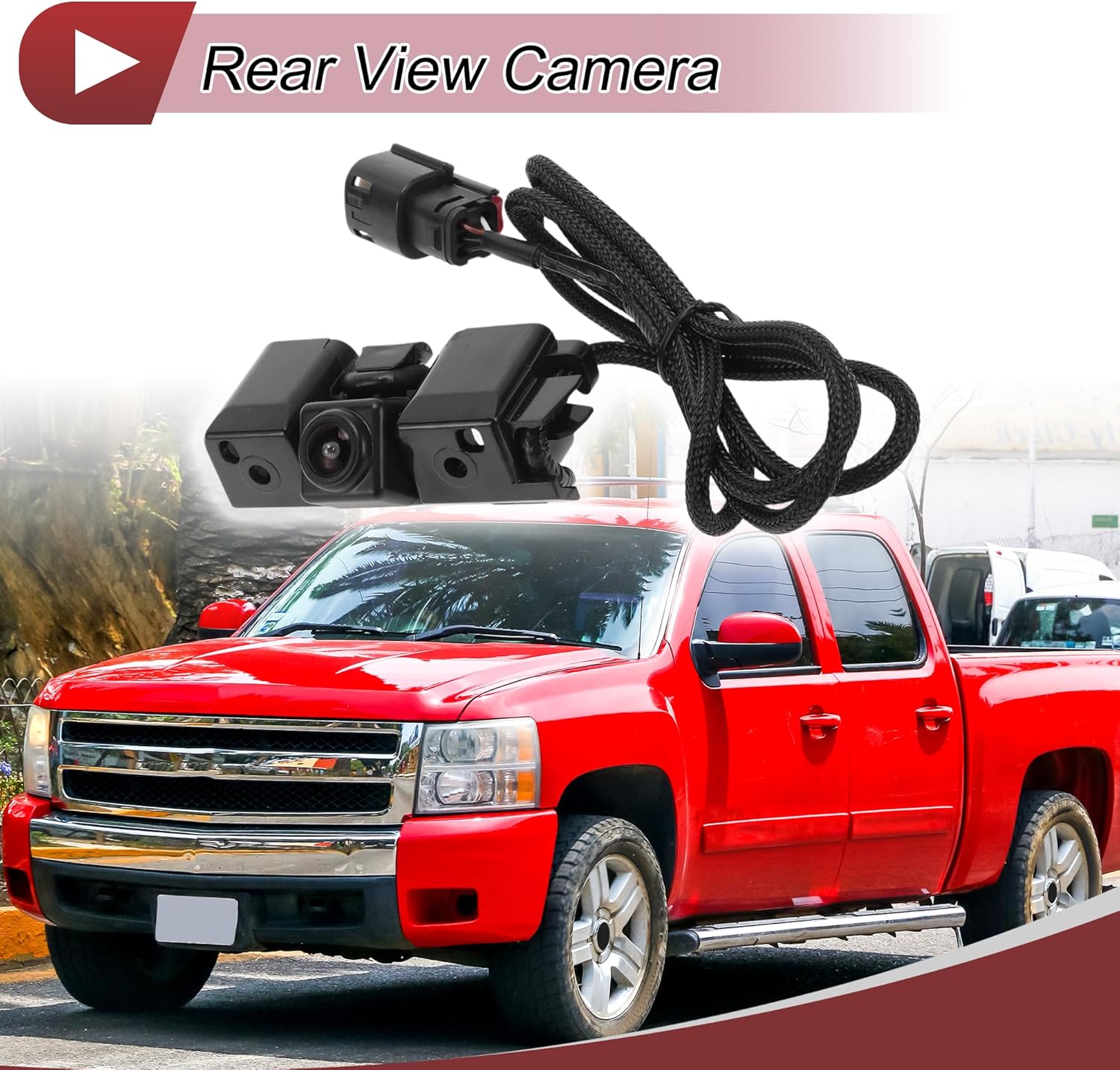 1 Pcs Rear View Camera for GMC Sierra 1500 for Chevrolet for Chevy Cheyenne Silverado 1500 Park Assist Camera Backup Reverse Camera No.22803702