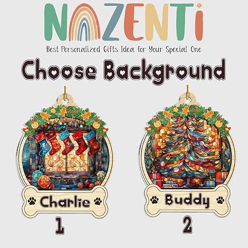 Miniatura 4 de Adorno de Navidad personalizado para perro, adorno de perro Presa Canario, adorno colgante para árbol de Navidad, regalo para amantes de los perros,