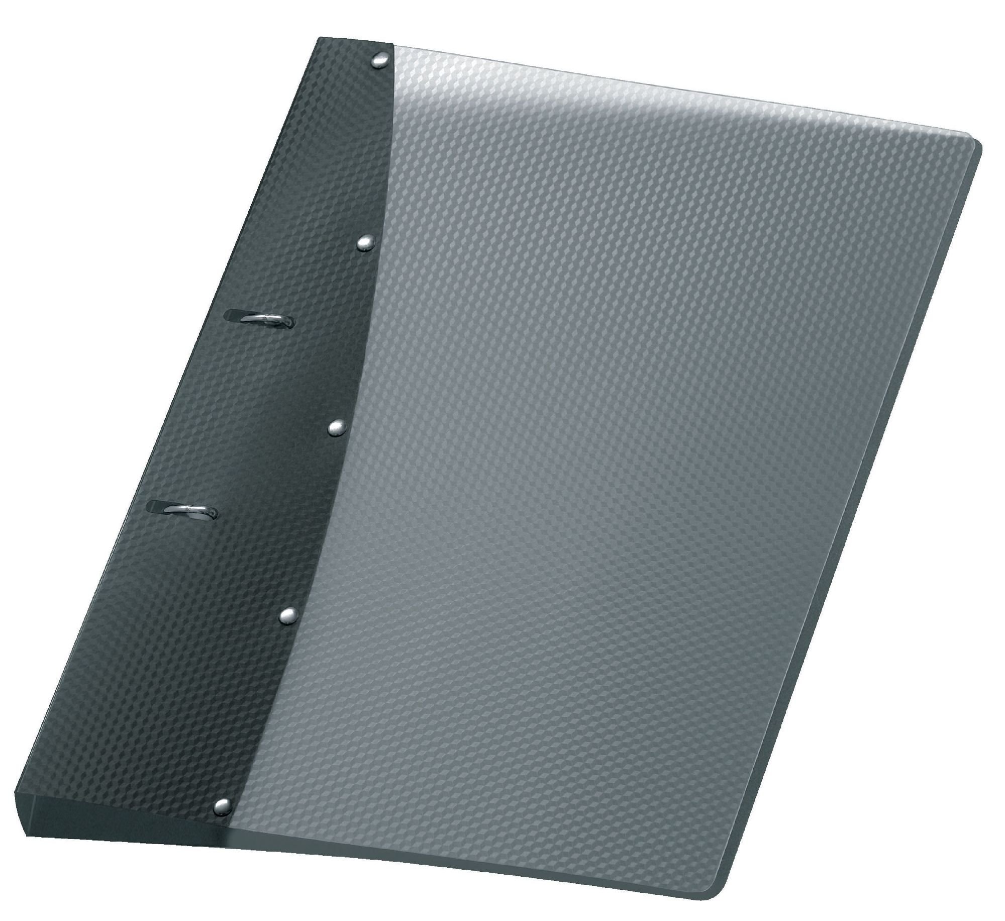 Veloflex 1141450 Diamond Ring Binder DIN 210 x 297 mm, Combi Mechanism Ring Binder A4 Black