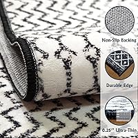 Vista 106 de Vintage Bohemian Entry Rug, 2x3 Small Entryway Rug Boho Kitchen Rugs Non-Slip Washable Indoor Door Mat, Distressed Floral Soft Accent Throw Rugs for