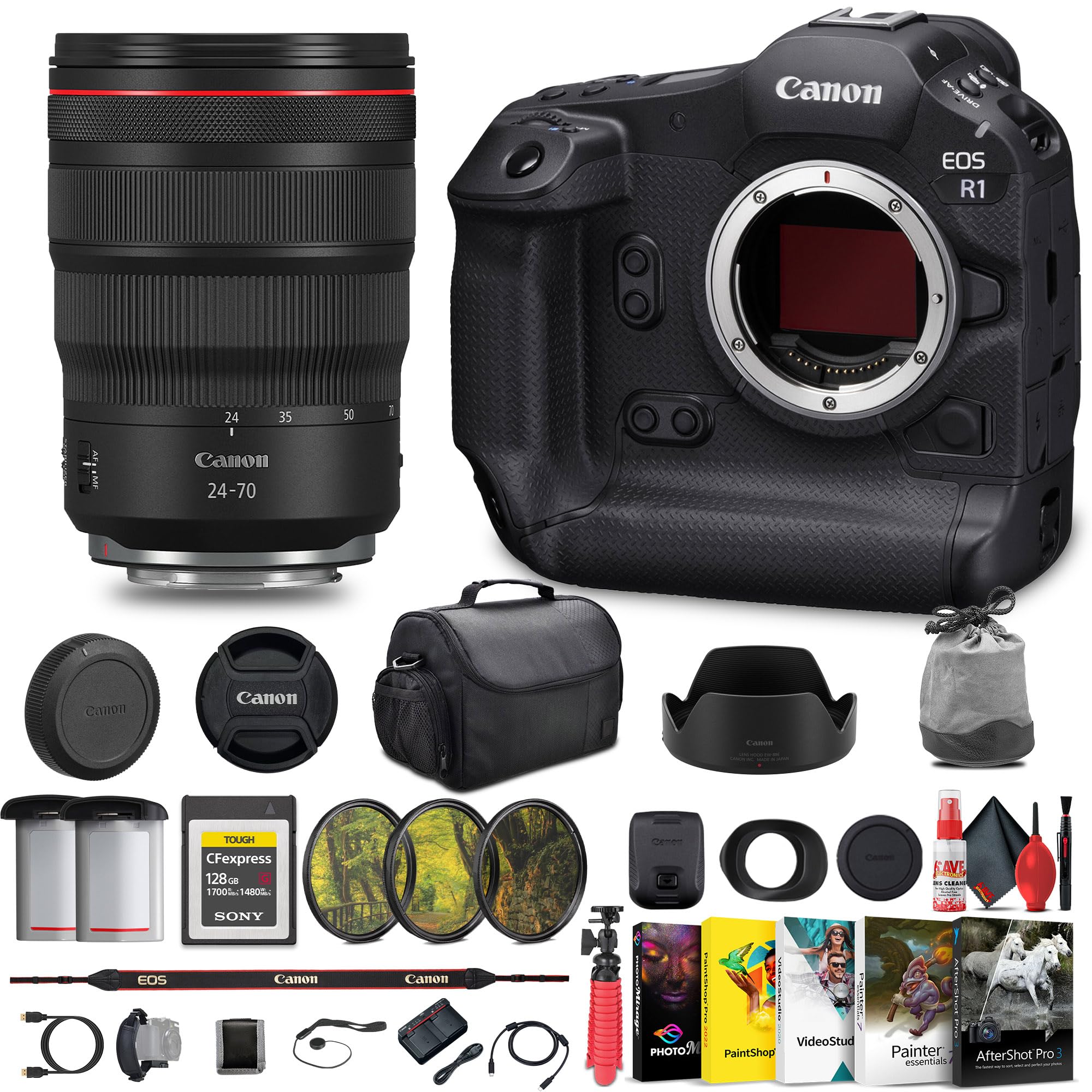 Amazon.com : Canon EOS R1 Mirrorless Camera - 24MP, Full