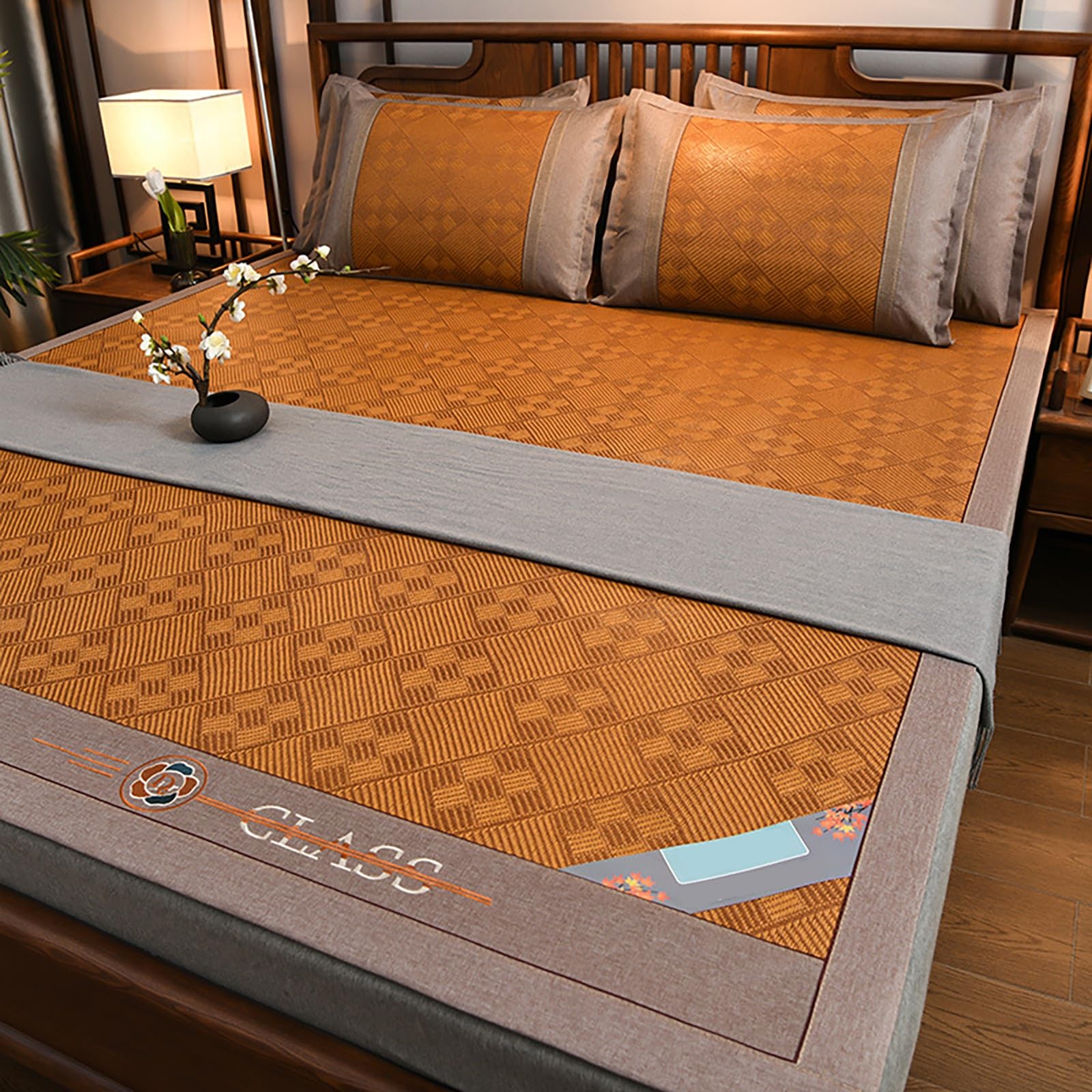 Alfombrilla de dormir refrescante de doble cara con funda de almohada 7