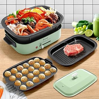 ナナさま売約済み】ホットプレート（深鍋・タコ焼き用付き