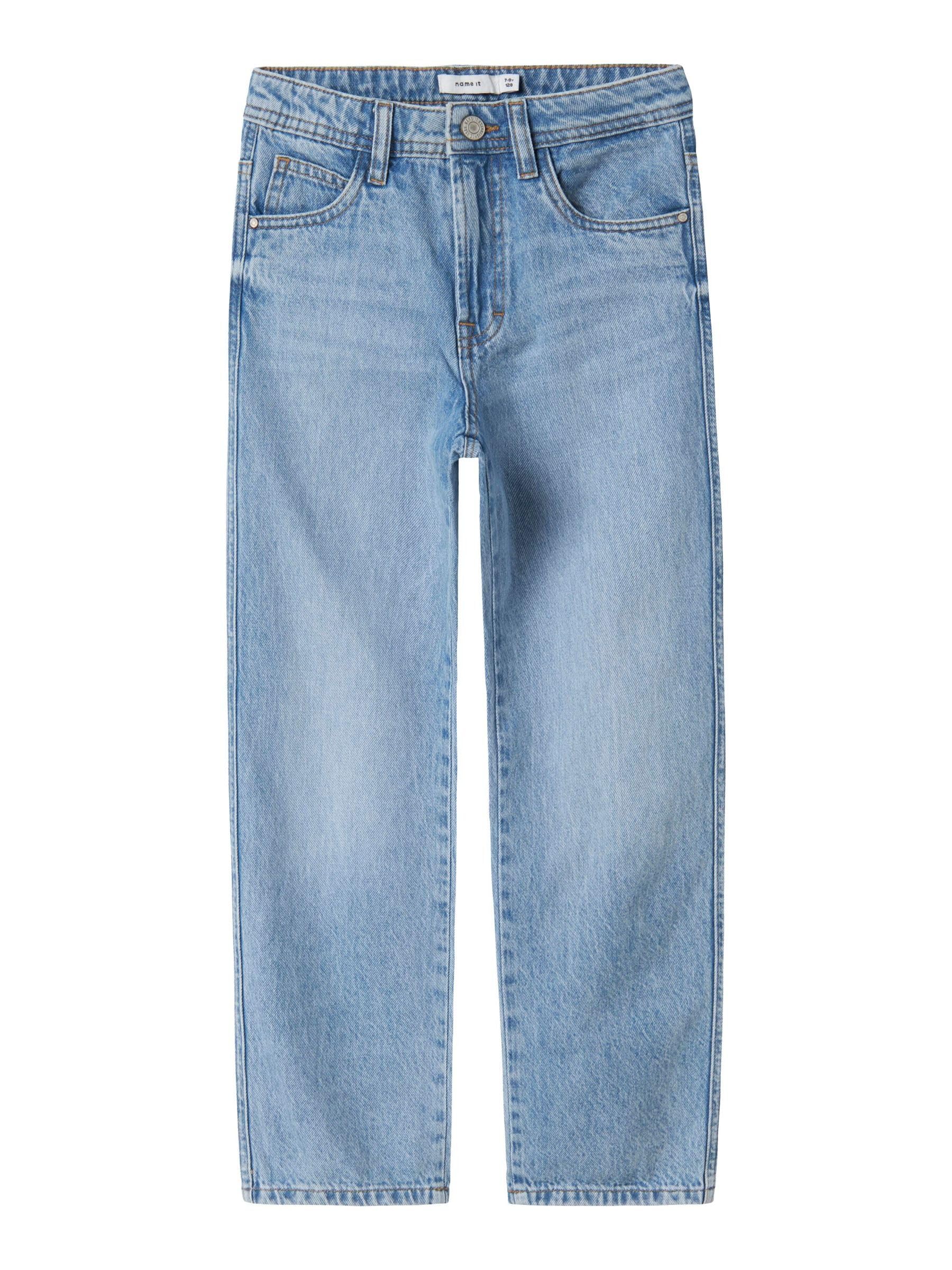 NAME IT Nkmryan Jean Ample pour garçon 5760-​Rm Noos, Bleu Jeans Clair, 164