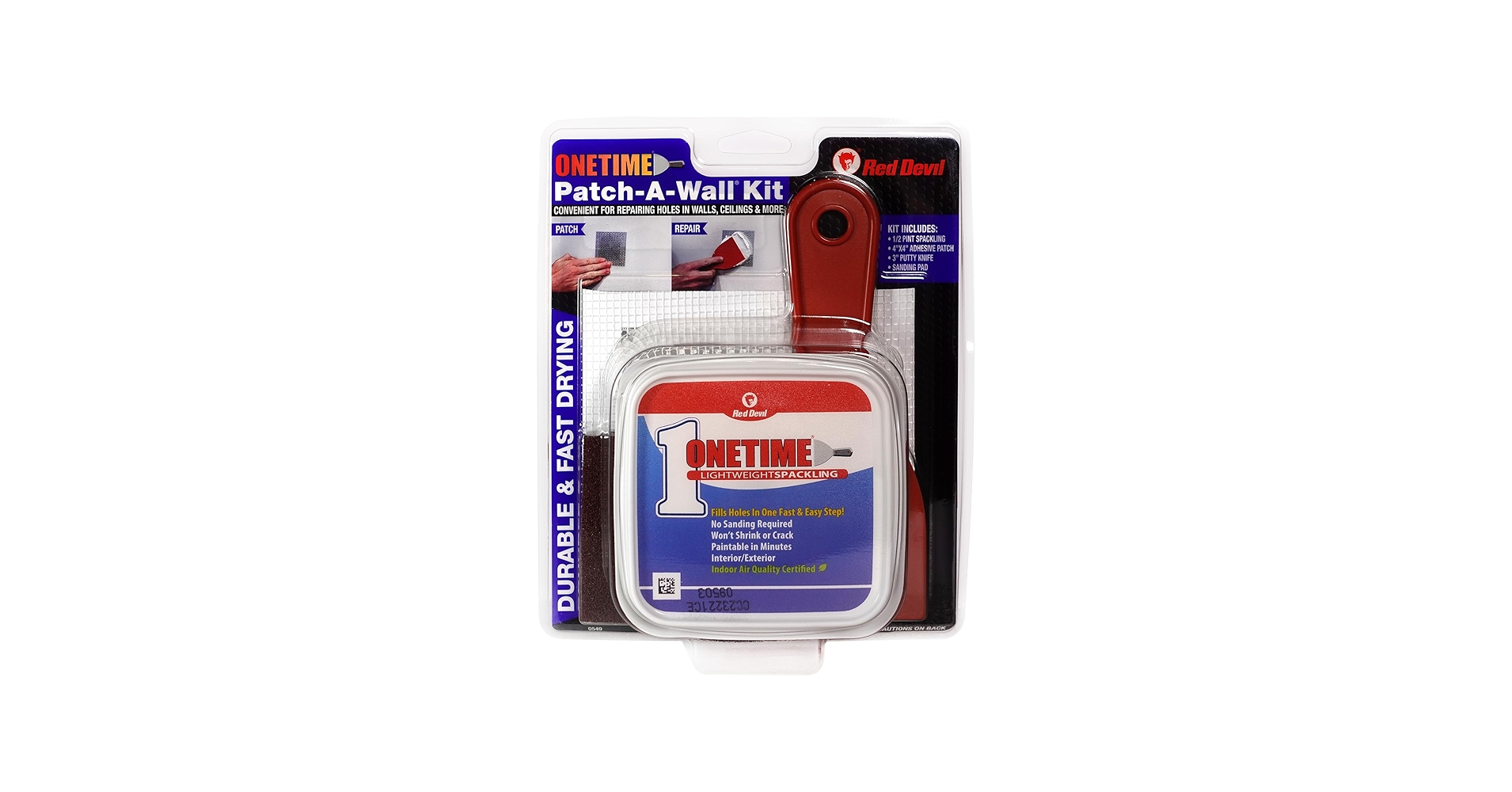 Red Devil 0549 ONETIME Lightweight Spackling Patch-A-Wall