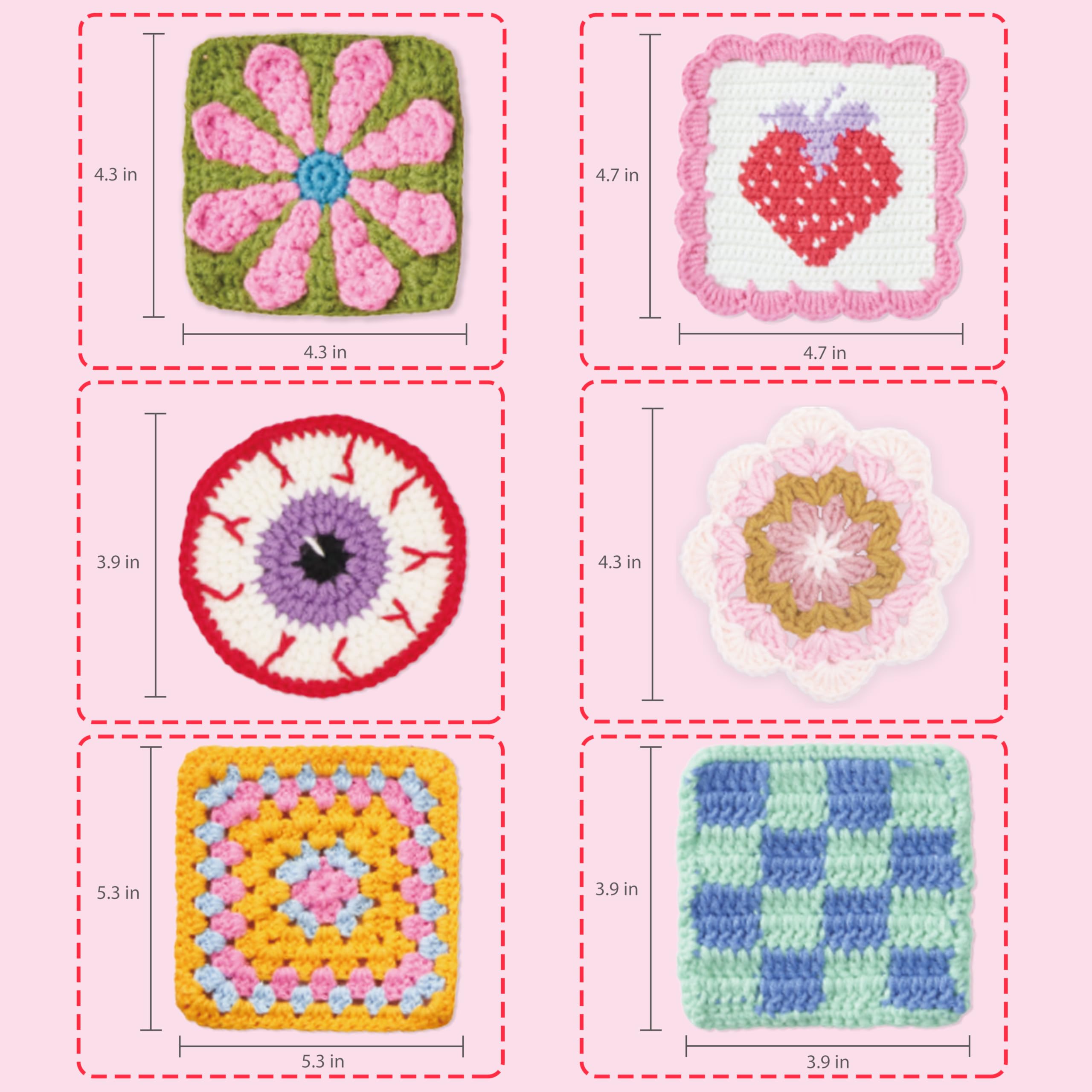 HOUSE CREATIVITY Kit per uncinetto per principianti e adulti, set completo con filato di 20 colori, video tutorial, ganci | Kit per imparare a lavorare all'uncinetto fai da te per donne e adulti