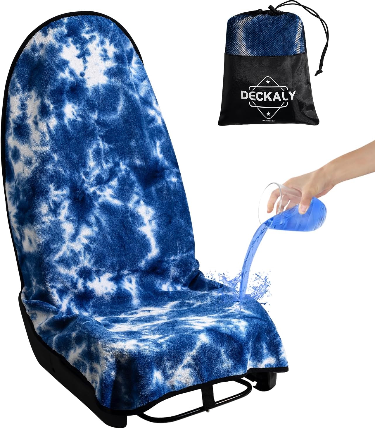 Car Seat Towel Covers with Storage Bag, Waterproof Sweatproof Towel Seat Cover Universal Front Seat Covers Machine Washable Non-Slip Seat Protector for Gym Workouts(Green, 1Pcs Front Seat Cover)