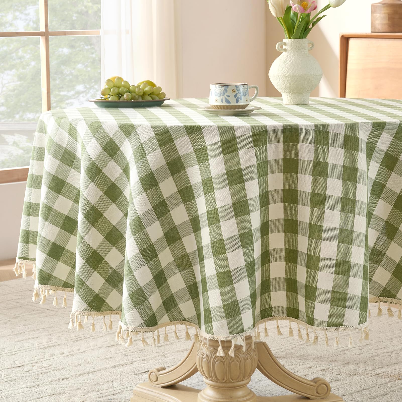 Softalker Checkered Tablecloth