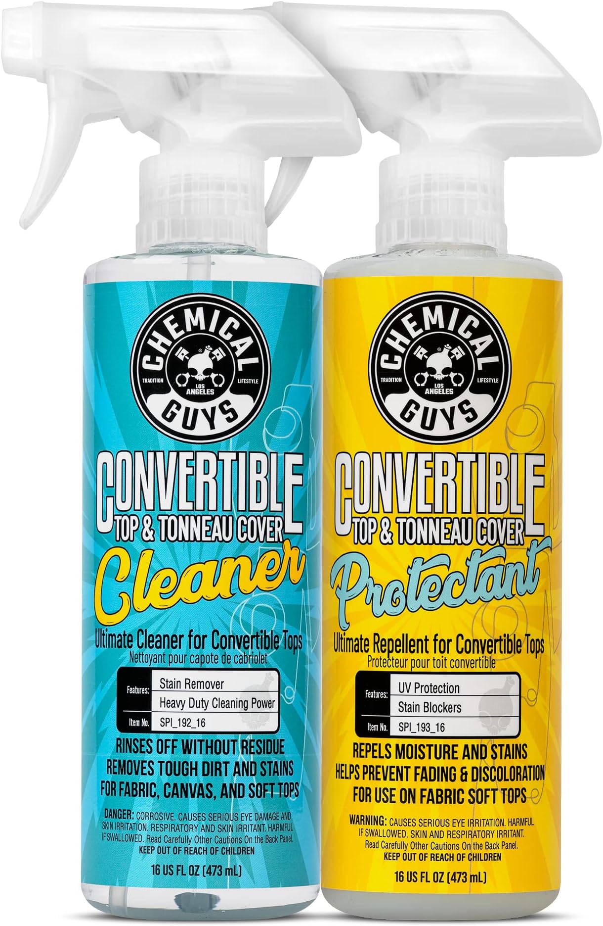 HOL_996 Convertible Top Cleaner and Protectant Kit 16 oz, 2 Items