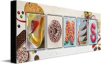 Vista 13 de Arte con nombre de dulces y dulces, regalo de postre personalizado (montaje en bloque de 6.5 x 18 pulgadas)