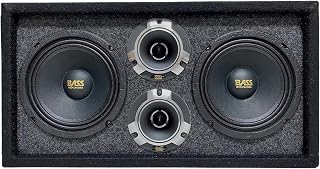 Bass Rockers 6.5" Loaded Chuchera Box with 6.5" Outdoor Home & Speakers & Tweeters 800W - Best for Car UTV, ATV, Camper, DJ, Pro Audio Use