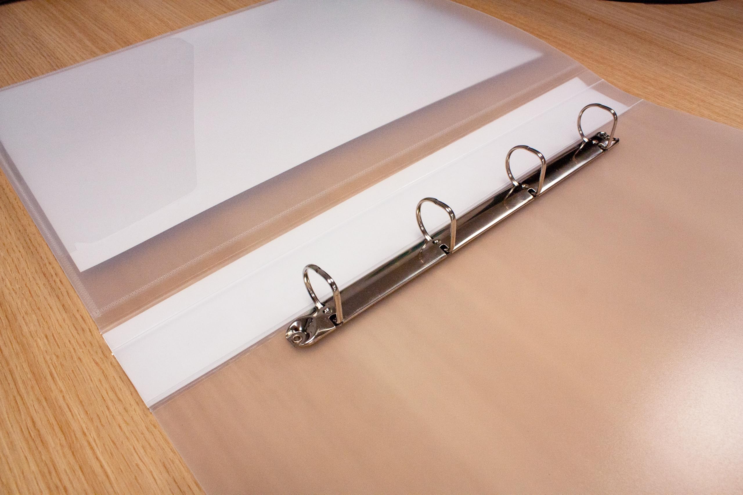 eco-eco Eco202x6 - Raccoglitore ad anelli per presentazioni, formato A3, 95% riciclato, 4-D, dorso da 40 mm, confezione da 6 cartelle