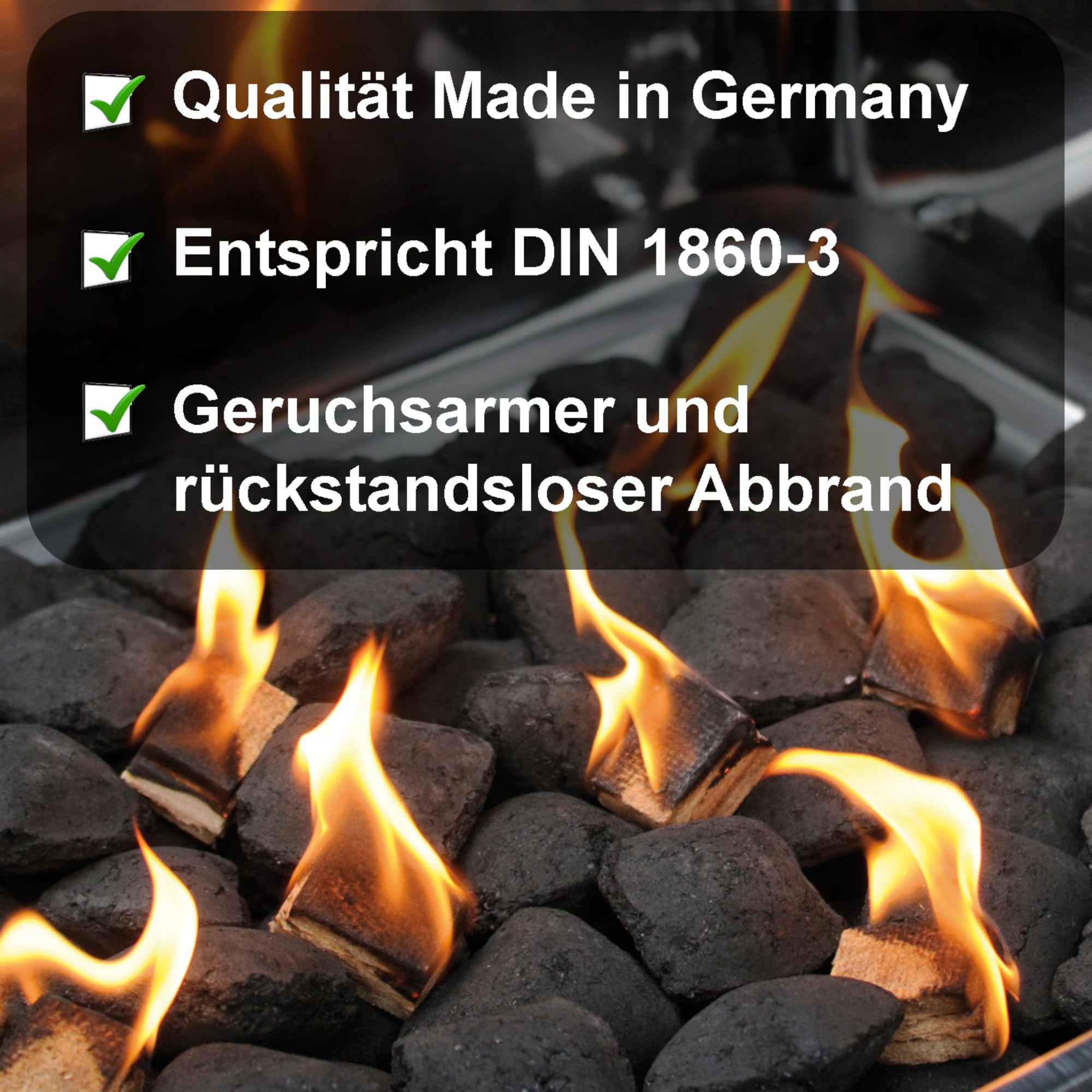 FLAMMBURO (8 kg) Eco Cubos Encendedor de Fabricante alemán, Encendedor de Barbacoa, Encendedor de Chimenea, Encendedor de Estufa, Cubos Encendedor, Lana Encendedor - Made in Germany