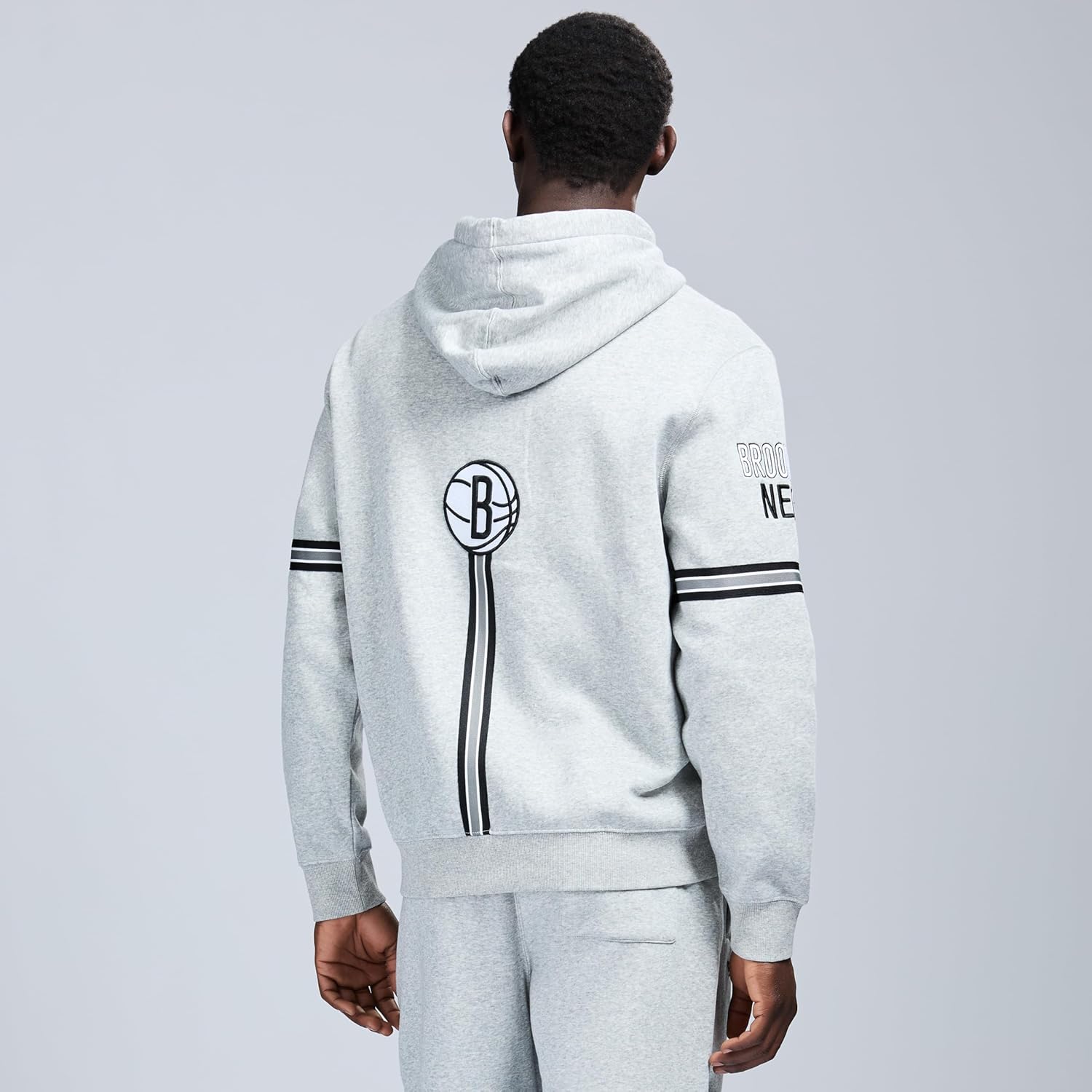GAME 7 NBA Officially Licensed Men's Long Sleeve Zip Up Hooded Fleece Sweatshirt - Image 5