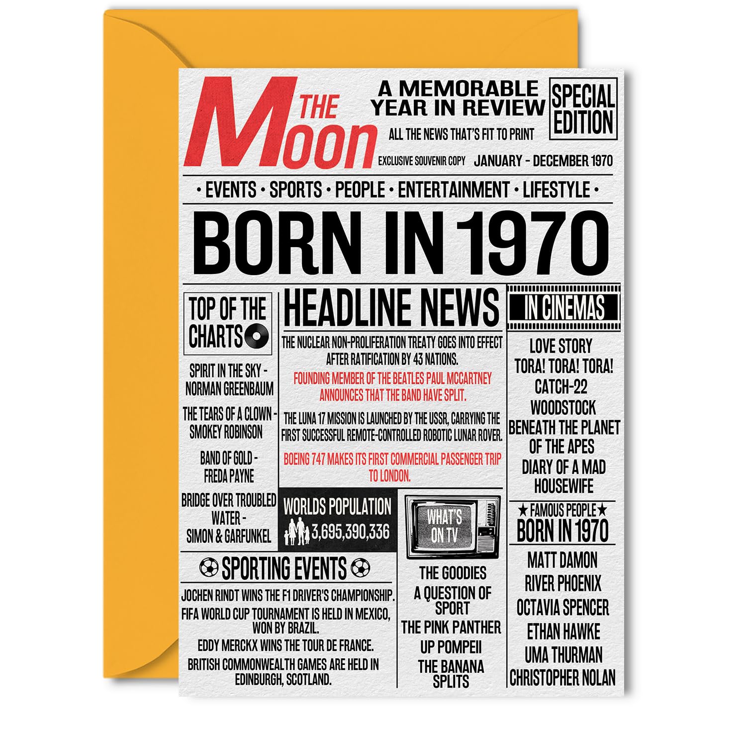 19th Birthday Cards for Men Women - Born In 2007 Newspaper - Happy 19 Birthday Card for Son Daughter Cousin Vintage Retro Back In 2007, 145mm Bday Greeting Cards — view 283