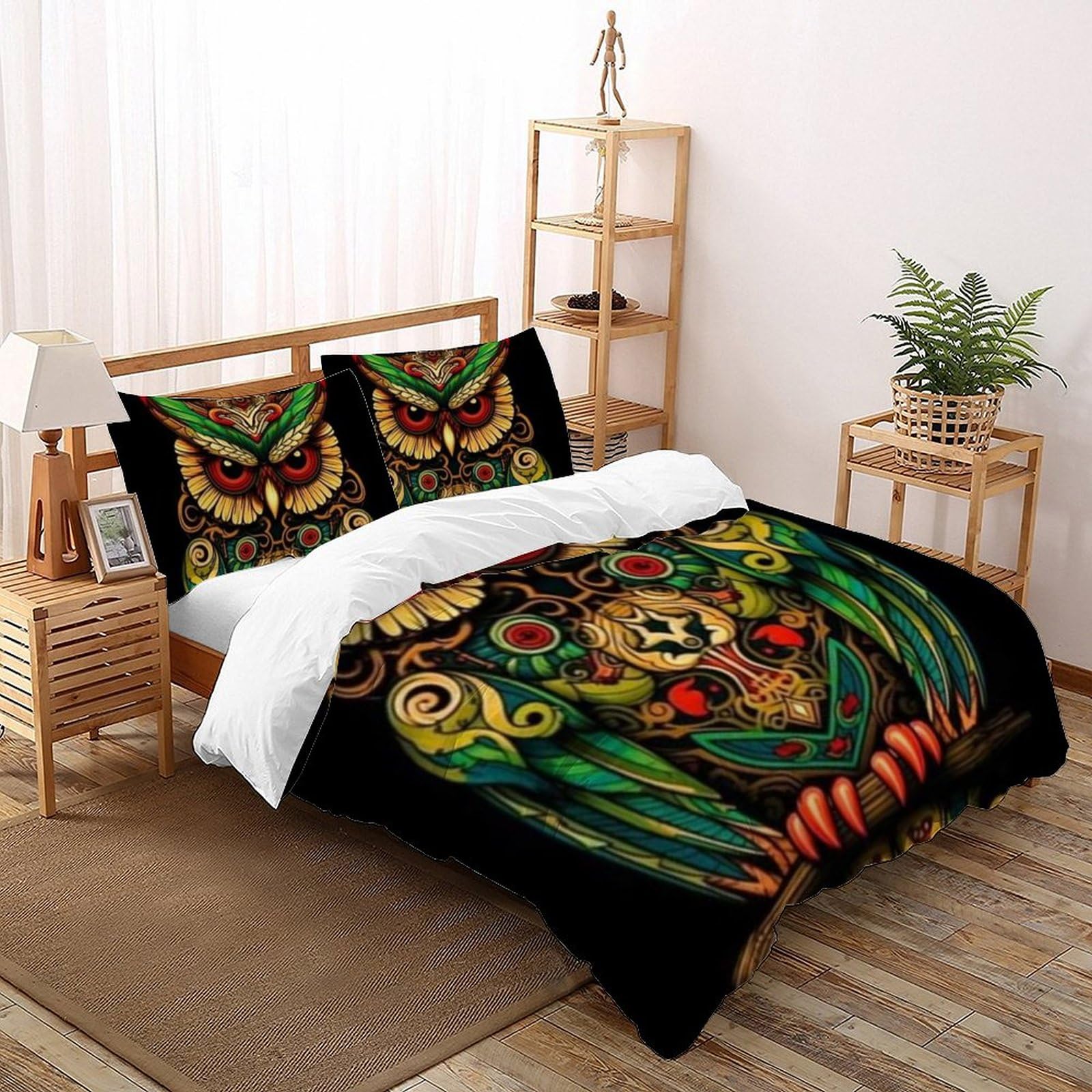Housse de couette King fermeture éclair pour changer de lit rapidement