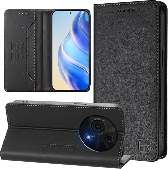 Cover Compatible with TCL 60 XE NxtPaper 5G,Compatible with TCL 60 XE NxtPaper 5G Magnetic Flip Phone Case Black